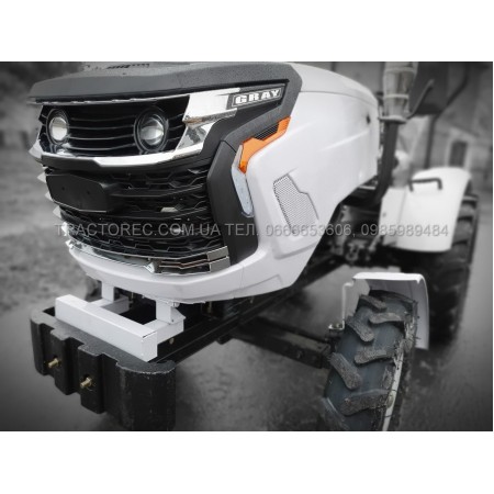 Мототрактор БУЛАТ Т-25 МАЙСТЕР III з триточковою навіскою, передньою гідросистемою, грузи, дуга безпеки, фреза 140 см. Найкращий мінітрактор на ринку